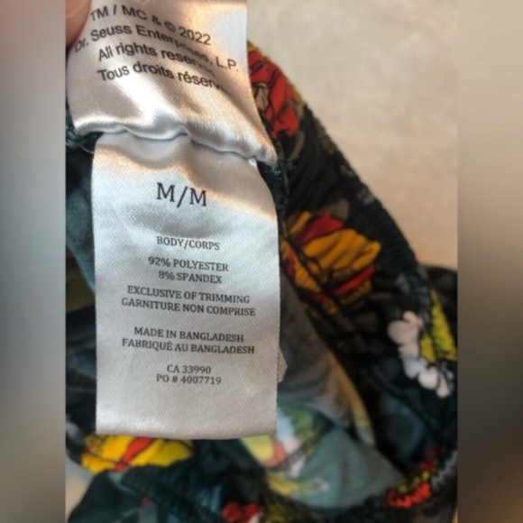 How the Grinch Stole Christmas Dr Seuss Pyjama Bottoms - Picture 3 of 6